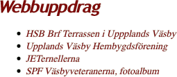 Webbuppdrag